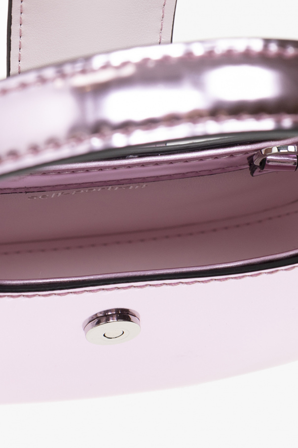 Pink 'Bow Micro' shoulder bag Self Portrait